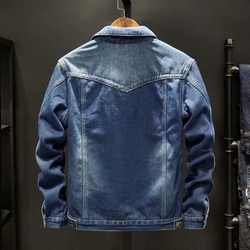 Ethan Giacca Denim Uomo – Jeans Premium, Ikoniczny Styl i Nowoczesny Streetwearowy Look