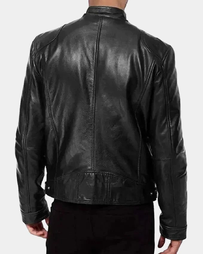 Jamme Chaqueta de Piel para Hombre – Diseño Resistente, Ajuste Cómodo y Estilo Versátil