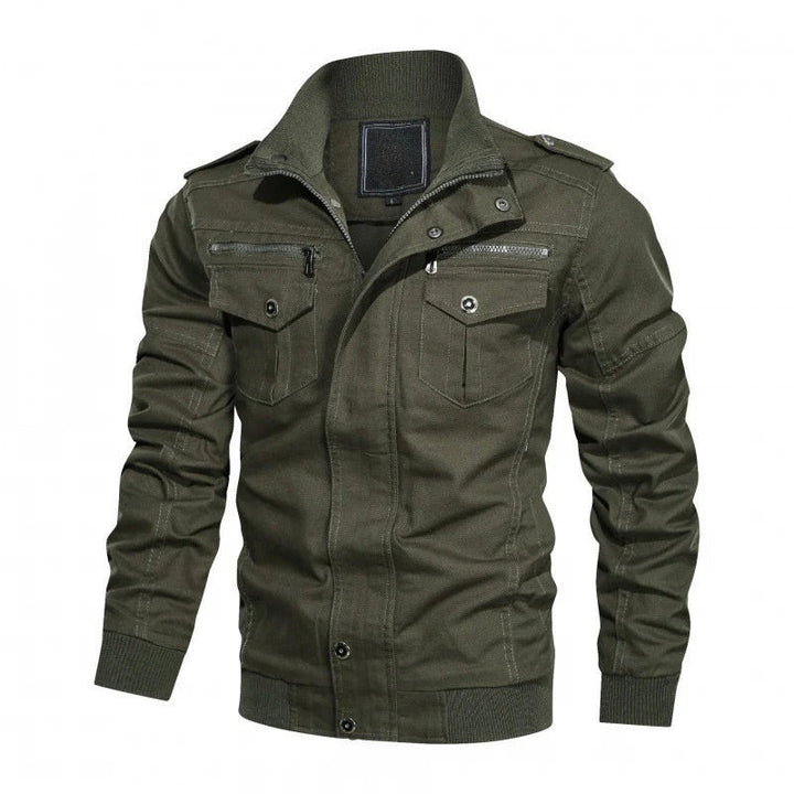 Oscar Giacca Hivernale Homme – Matelassée avec Poches Pratiques et Col Montant
