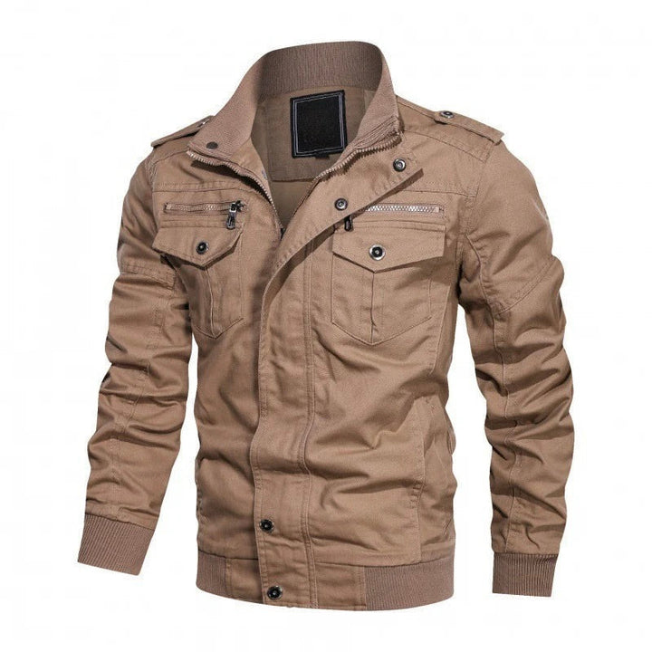 Oscar Giacca Hivernale Homme – Matelassée avec Poches Pratiques et Col Montant