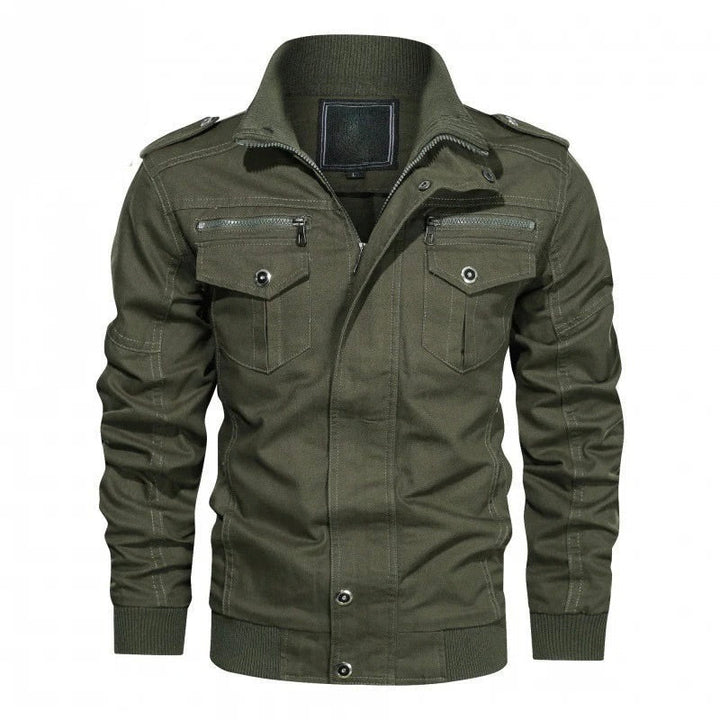 Oscar Giacca Hivernale Homme – Matelassée avec Poches Pratiques et Col Montant