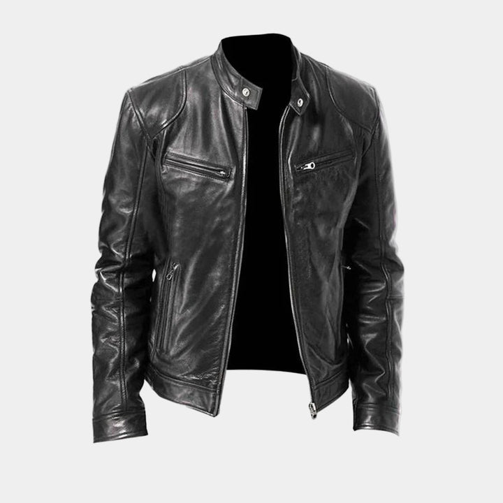 Jamme Chaqueta de Piel para Hombre – Diseño Resistente, Ajuste Cómodo y Estilo Versátil