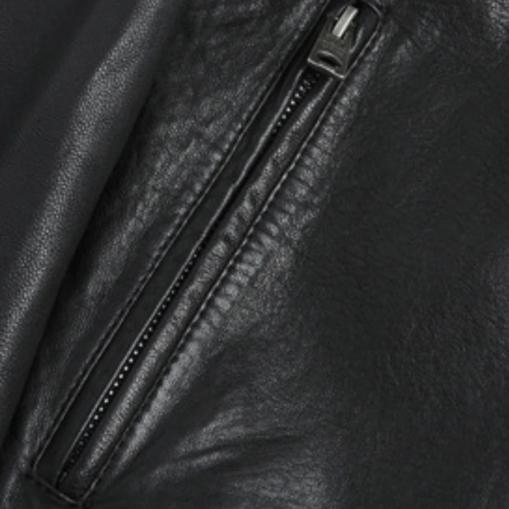 Jamme Chaqueta de Piel para Hombre – Diseño Resistente, Ajuste Cómodo y Estilo Versátil