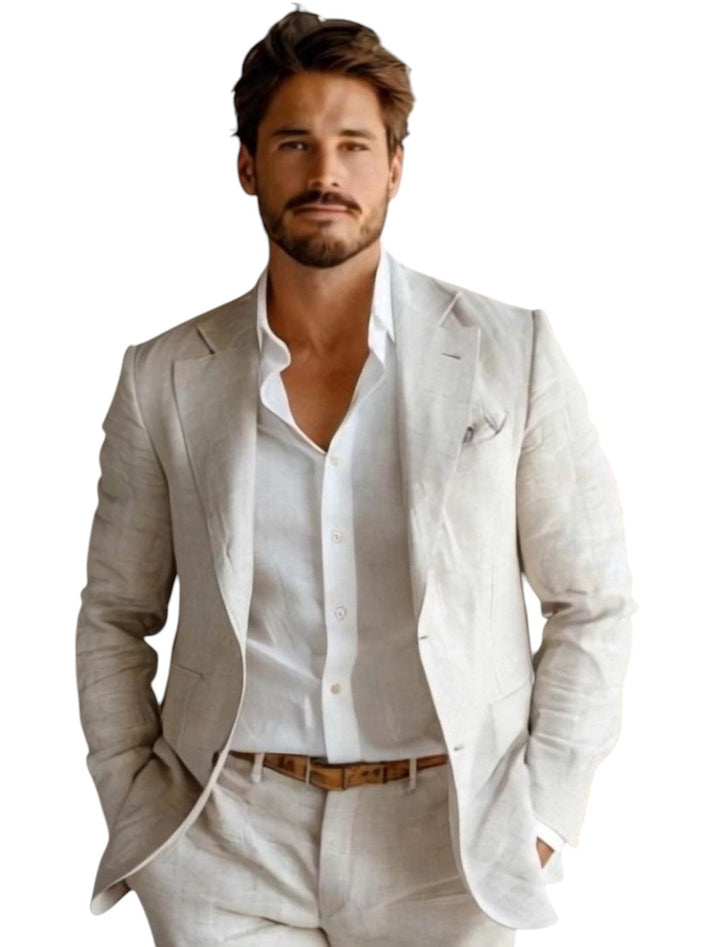 Linen Blazer For Men | Long Sleeve