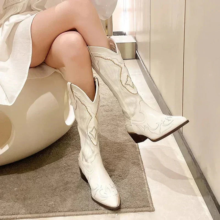 Cizme de cowboy pentru femei | Până la gambă