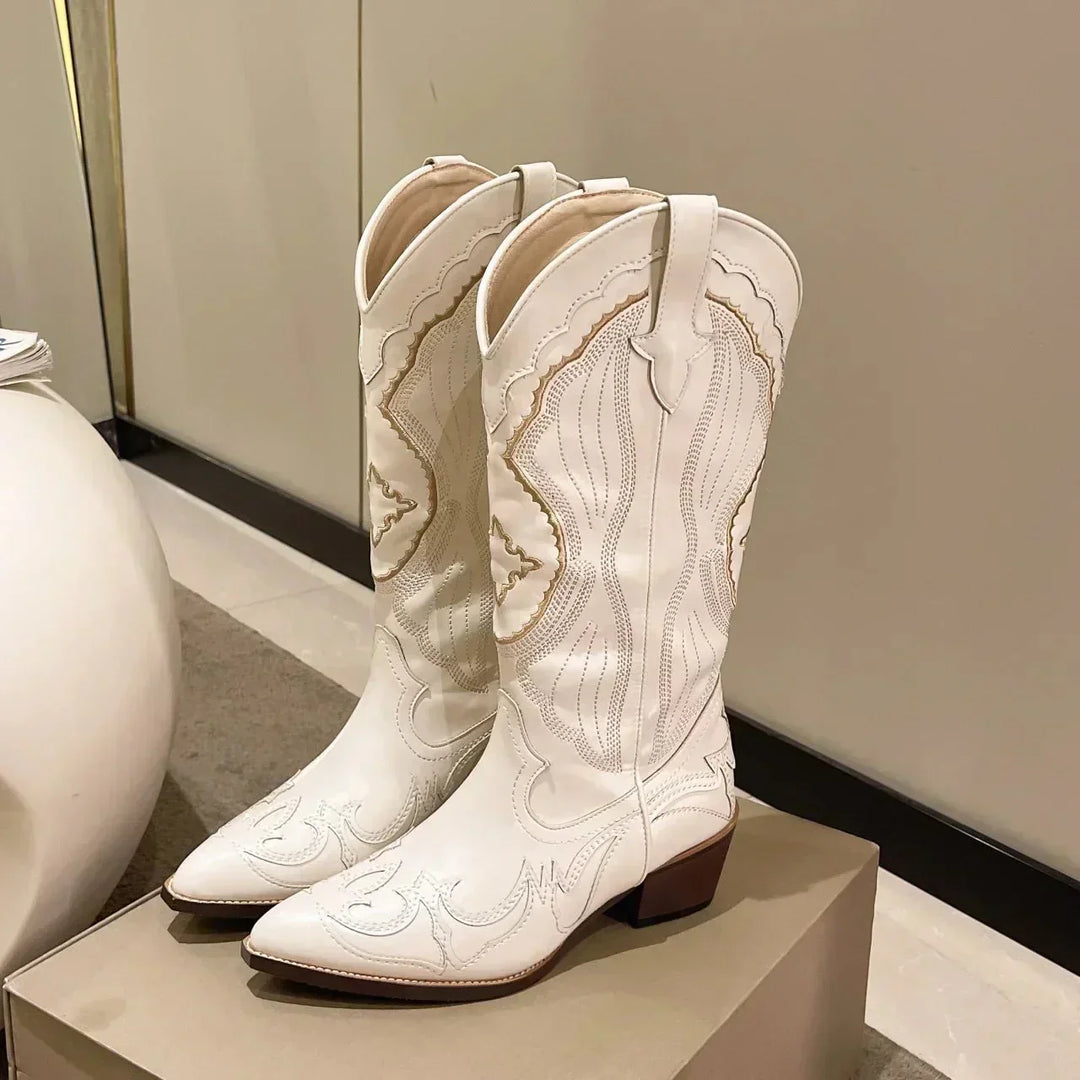 Cizme de cowboy pentru femei | Până la gambă