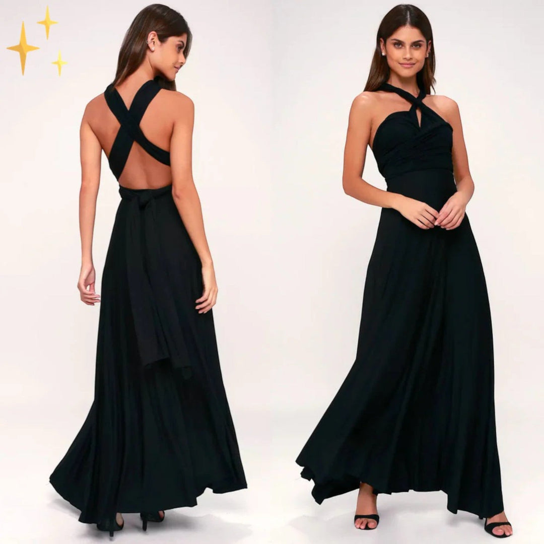 Elegáns női testhez simuló ruha | Maxi