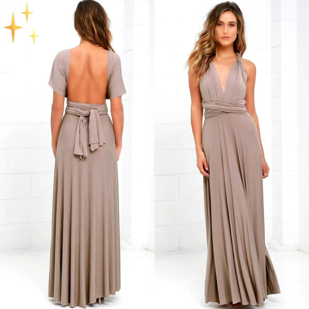 Elegáns női testhez simuló ruha | Maxi
