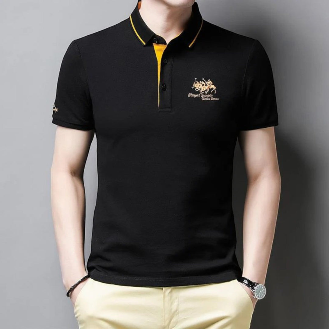 André | Męskie Polo Casual | Krótkie Rękawy