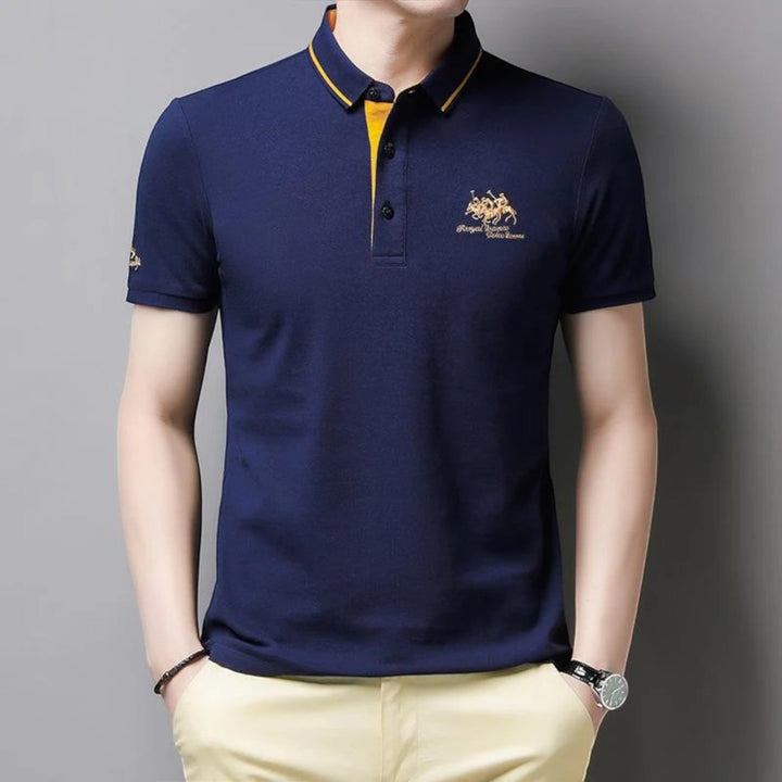 André | Męskie Polo Casual | Krótkie Rękawy