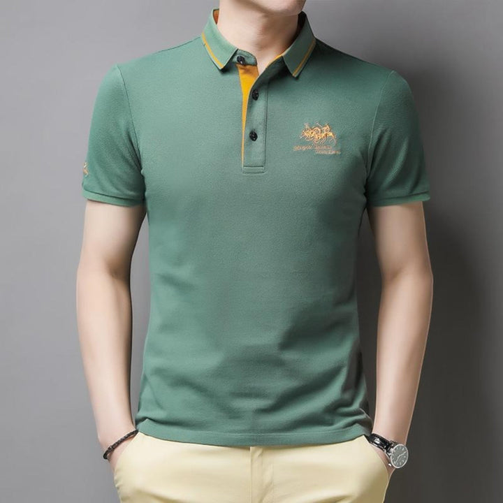 André | Męskie Polo Casual | Krótkie Rękawy