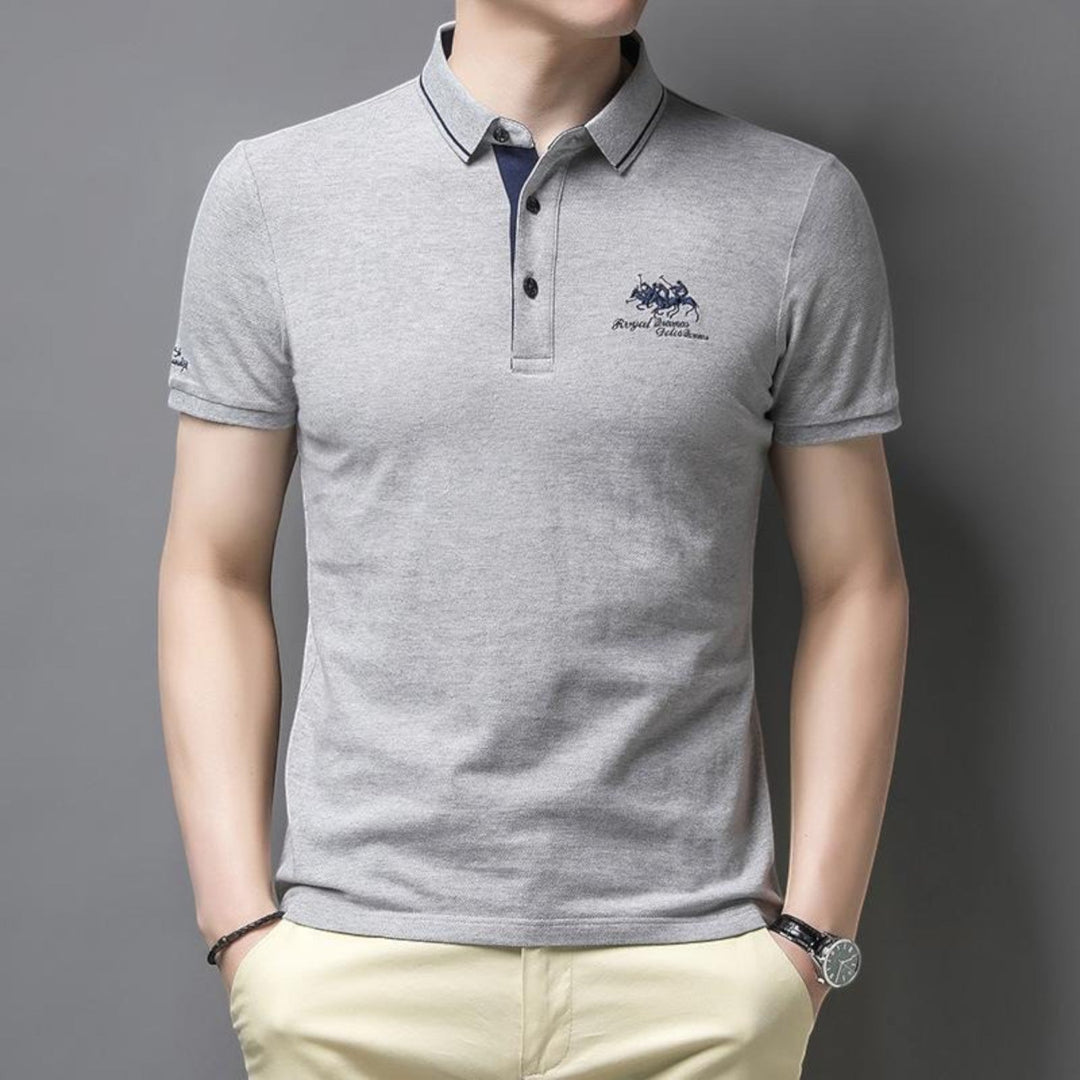 André | Męskie Polo Casual | Krótkie Rękawy