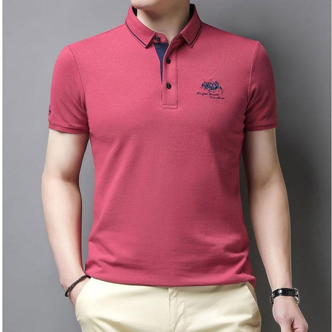 André | Męskie Polo Casual | Krótkie Rękawy
