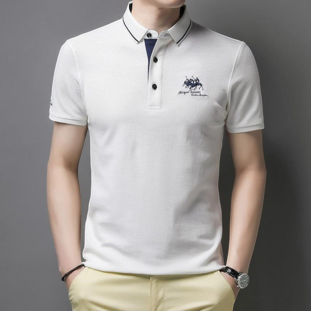 André | Męskie Polo Casual | Krótkie Rękawy