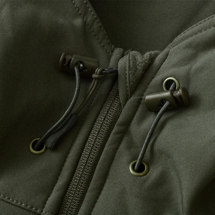 Maxim Chaqueta Softshell para Hombre – Chaqueta Outdoor Impermeable y Cortaviento con Forro de Polar