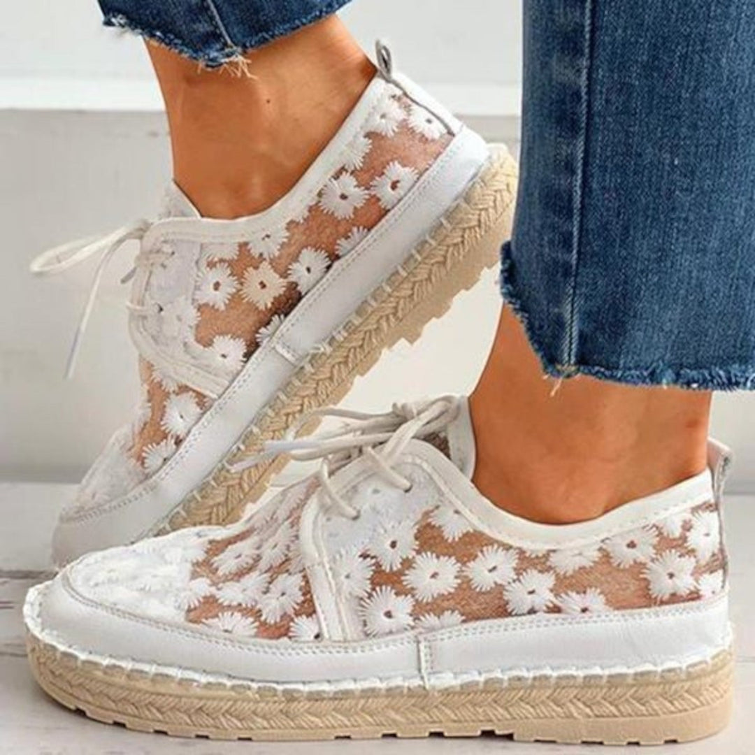 Scarpa légère et élégante avec motif floral – Vanessa