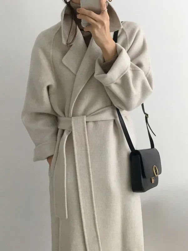 Talitha Cappotto Donna Lungo in Misto Lana – Elegante, Caldo e Stile Senza Tempo