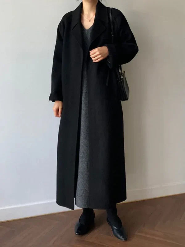 Talitha Cappotto Donna Lungo in Misto Lana – Elegante, Caldo e Stile Senza Tempo