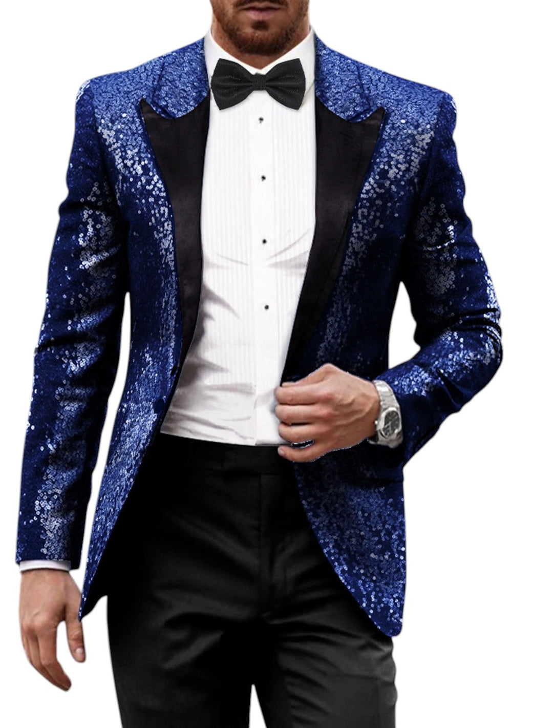 Blazer Retro med Glitter for Menn | Langermet