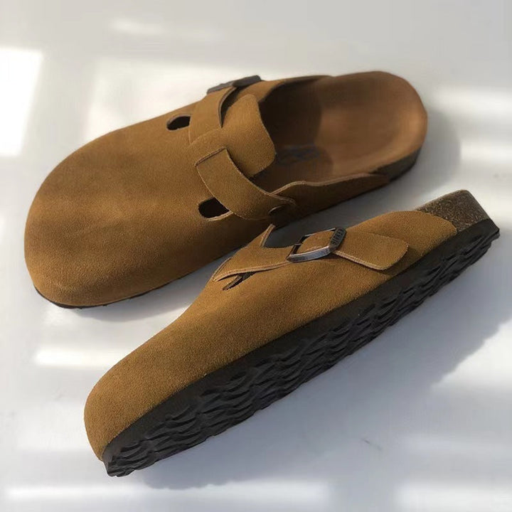 Mocasines Unisex De Piel | Con Detalle Hebilla