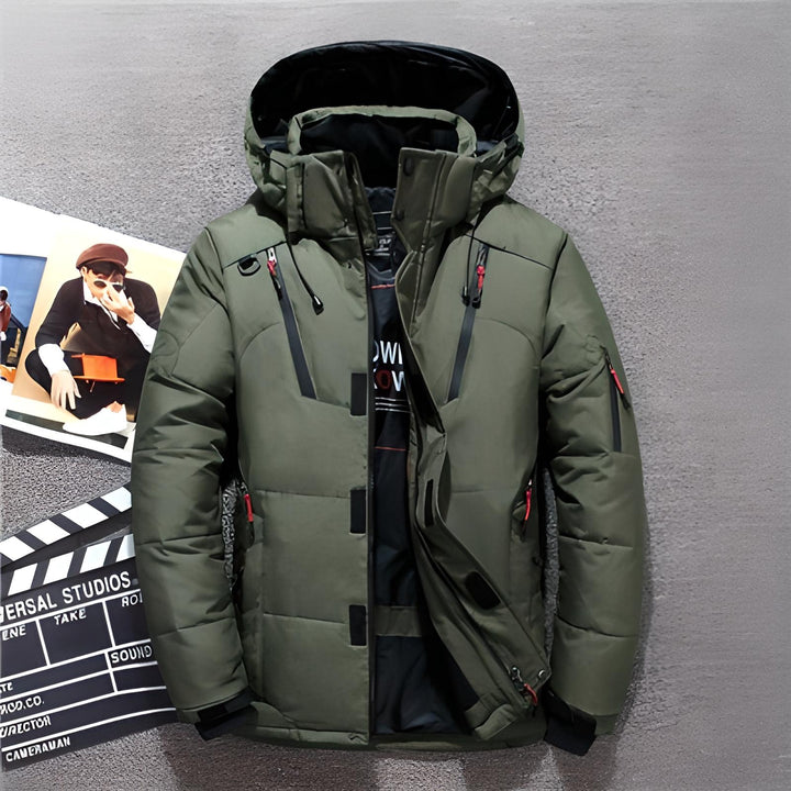 Dario Giacca Winter Men's Softshell – Insulating, Waterproof & Elegant Style
